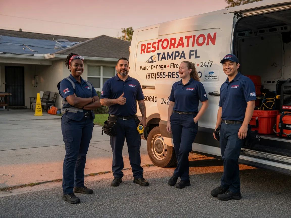 Water Damage Restoration company in Purdon, TX